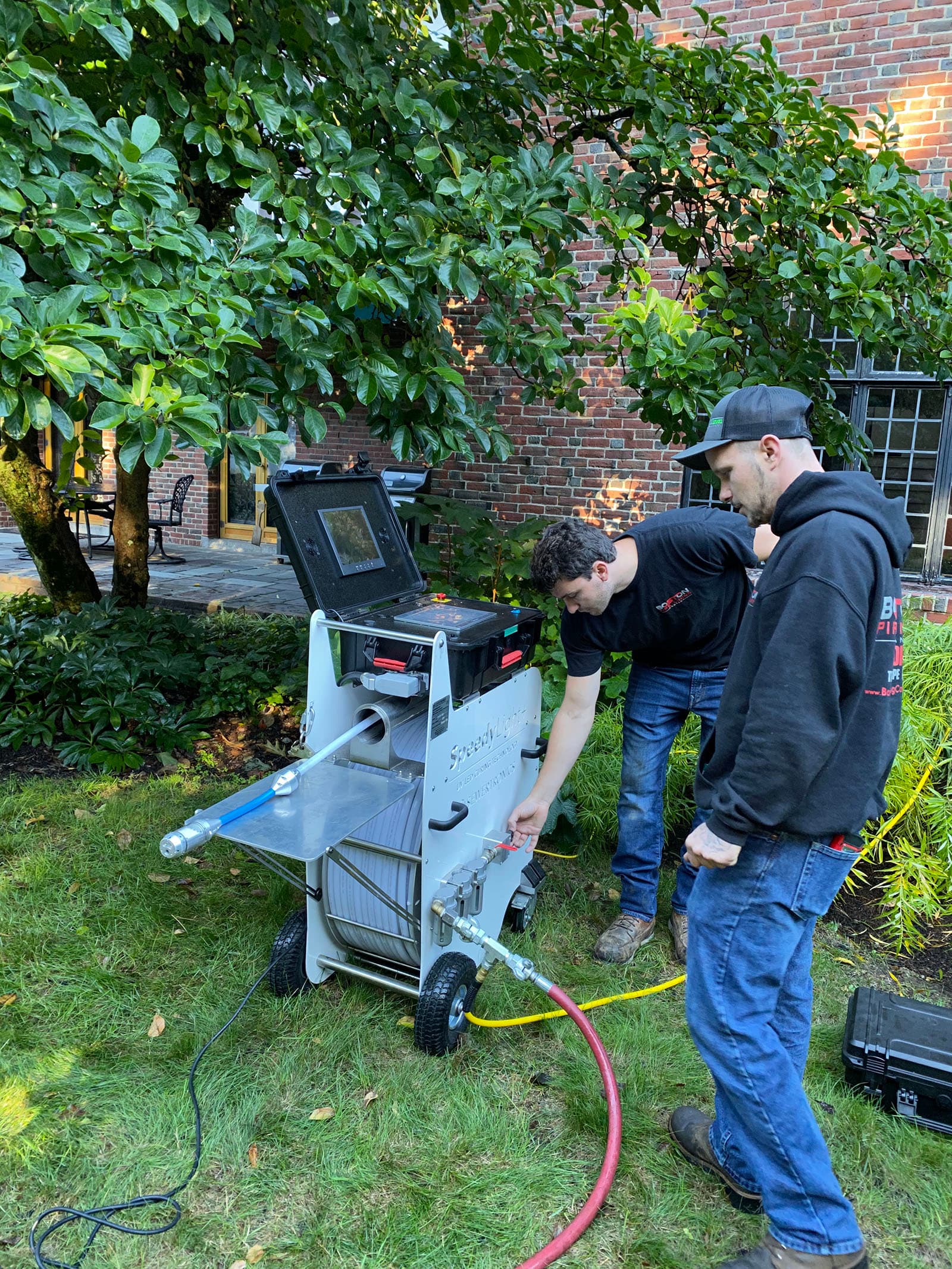Repairing 65′ of 4″ Sewer Laterals in Boston