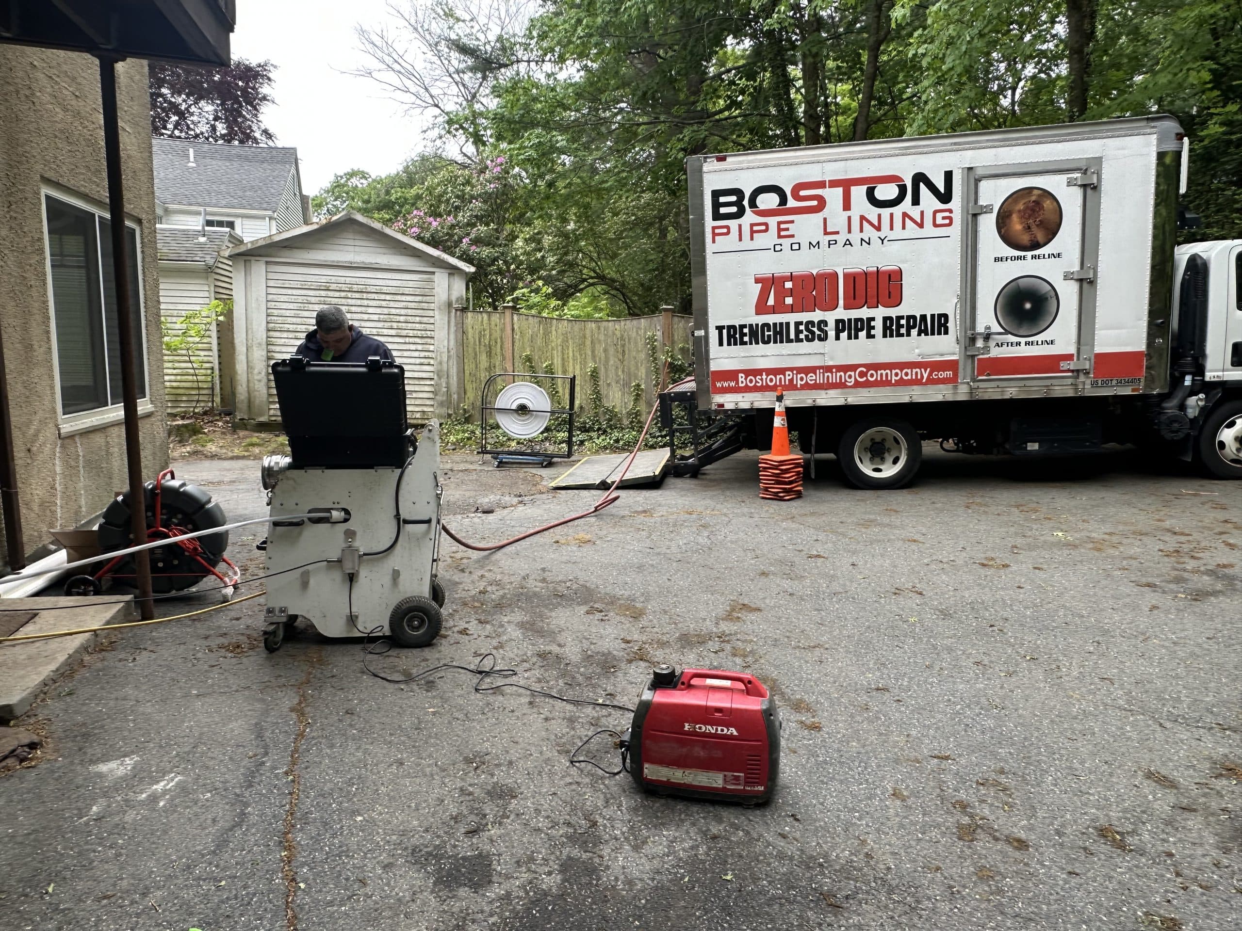 Trenchless Pipe Lining in Dorchester, Boston